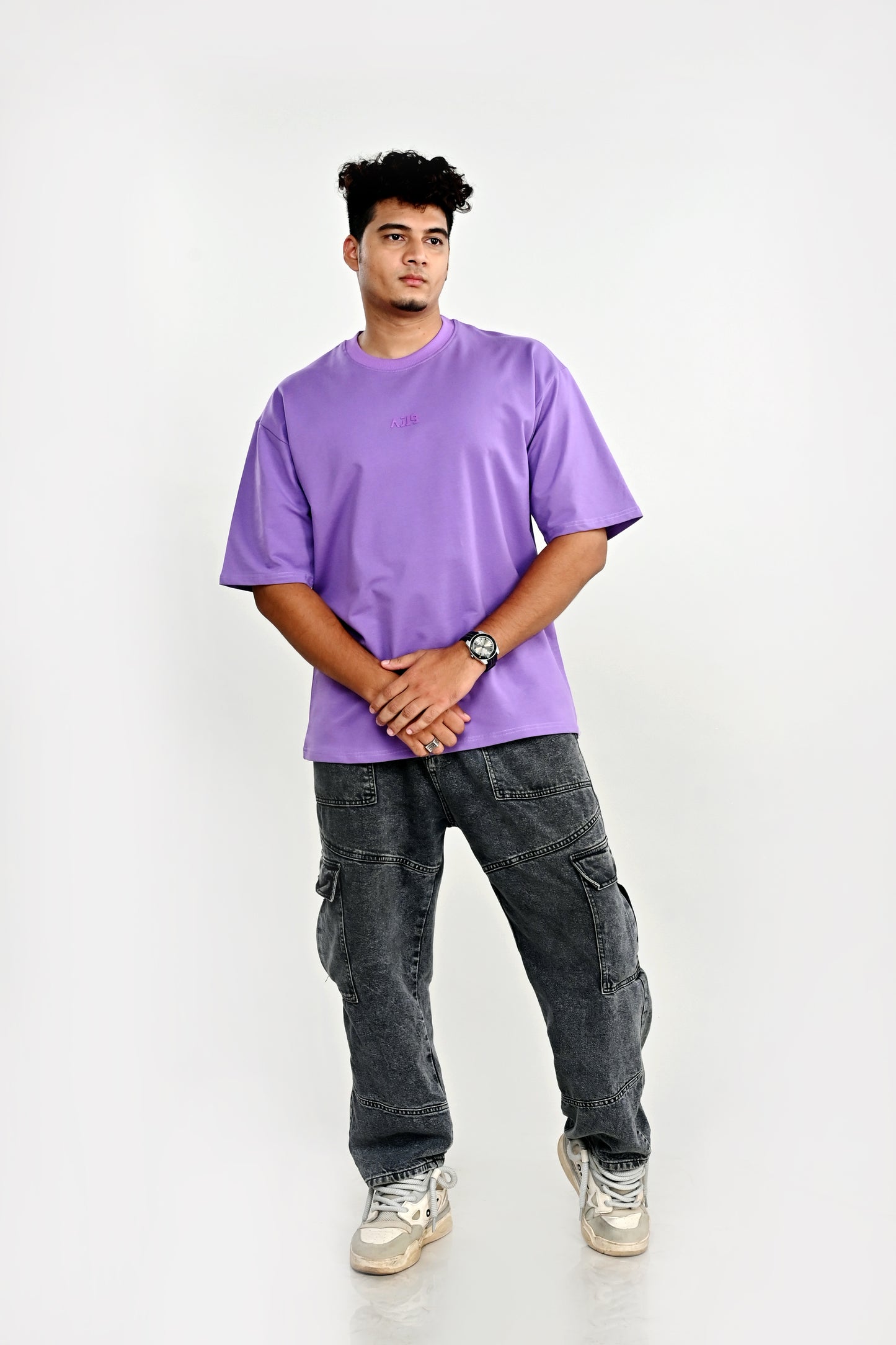 Rich Lilac Oversized T-Shirt