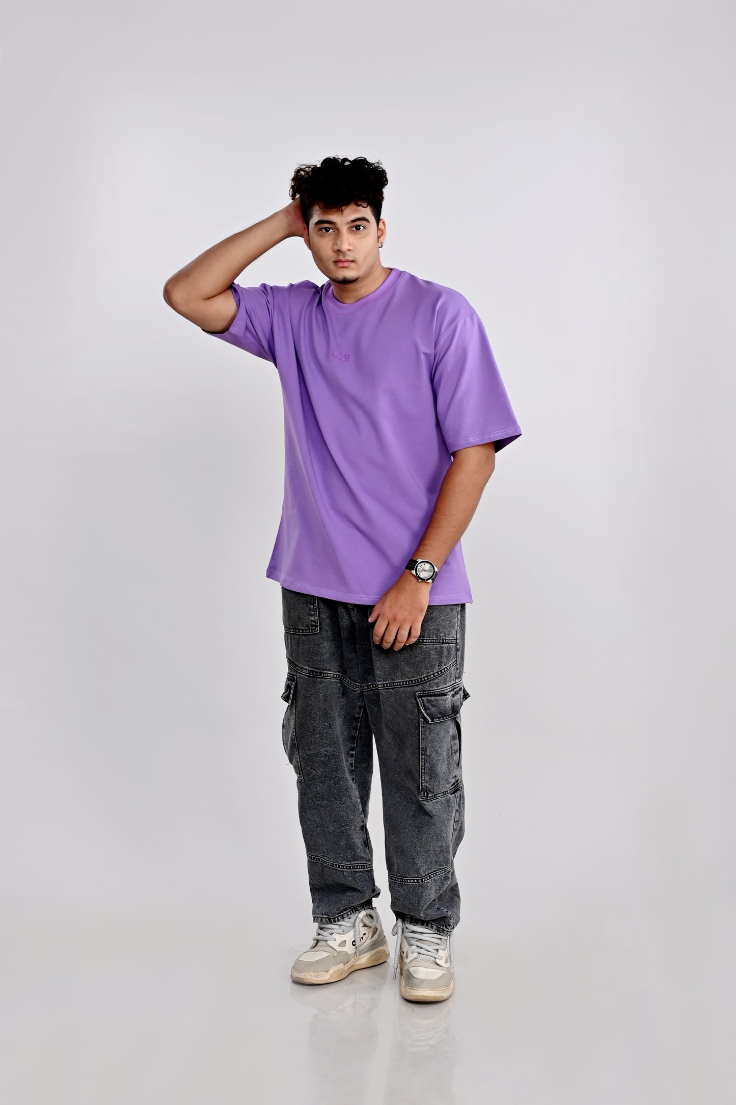 Rich Lilac Oversized T-Shirt